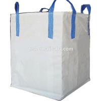 PP u-panel big bag with fill skirt top and discharge spout bottom/FIBC bulk bag with the loops sewn down the bag body